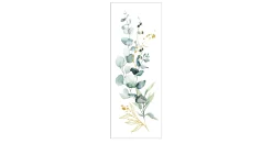 Leinwandbild Eucalyptusarrangement 30 x 80 cm