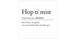 Leinwandbild Hoptimist 40 x 40 cm