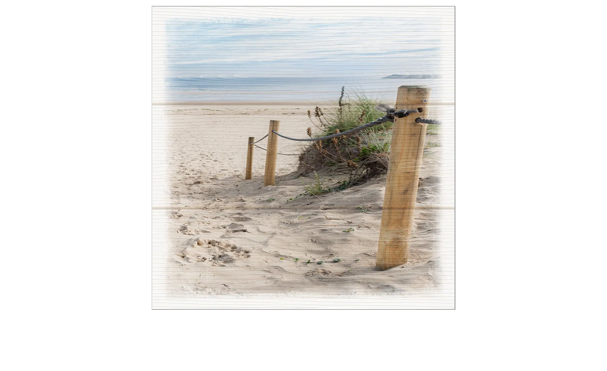 Leinwandbild Sand Dunes 30 x 30 cm