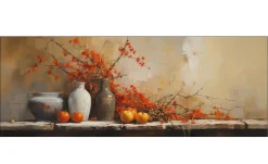 Leinwnadbild Still Life On The Wall 27 x 77 cm