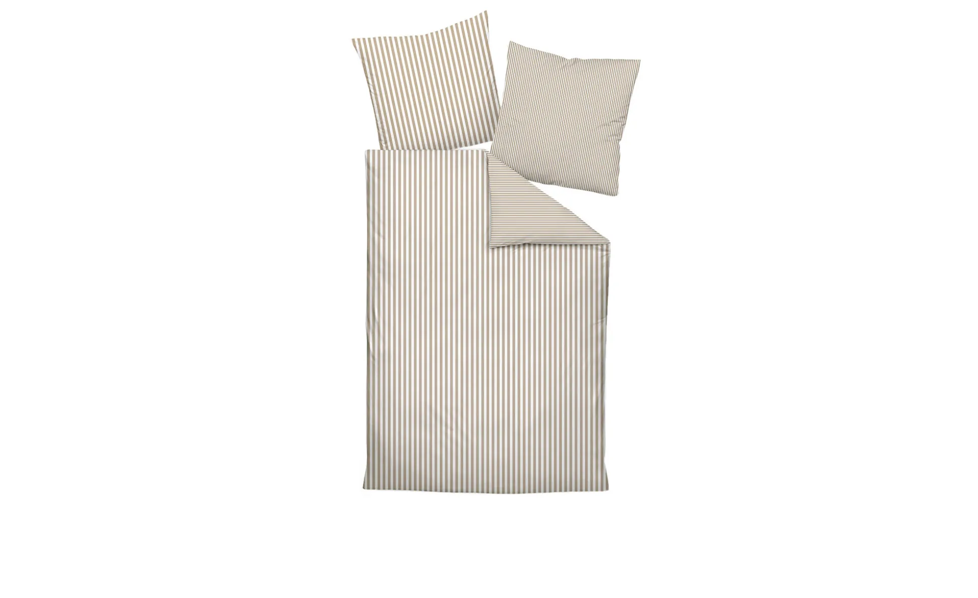 Mako-Satin-Bettwäsche Modernclassic 155 x 220 cm