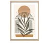Rahmenbild Abstract Shapes And Leaves II 55 x 75 cm