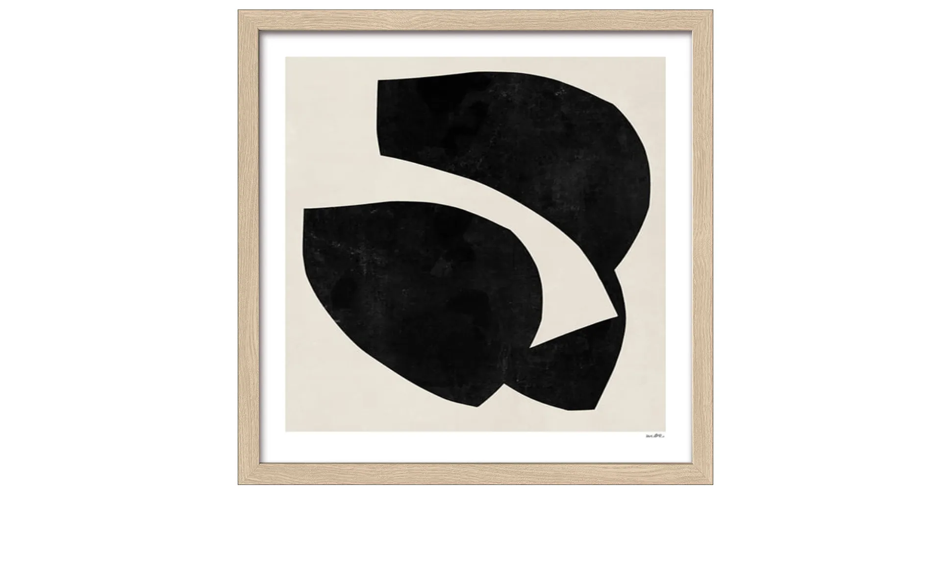 Rahmenbild Abstract Shapes And Lines I 32,5 x 32,5 cm