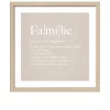 Rahmenbild Familie 33 x 33 cm
