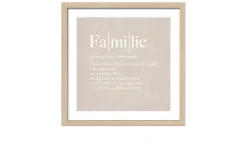 Rahmenbild Familie 33 x 33 cm