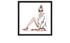 Rahmenbild Fashion Show 33 x 33 cm