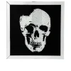 Rahmenbild Frame Mirror Skull 100 x 100 cm