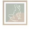 Rahmenbild Line Drawing Act II 32,5 x 32,5 cm