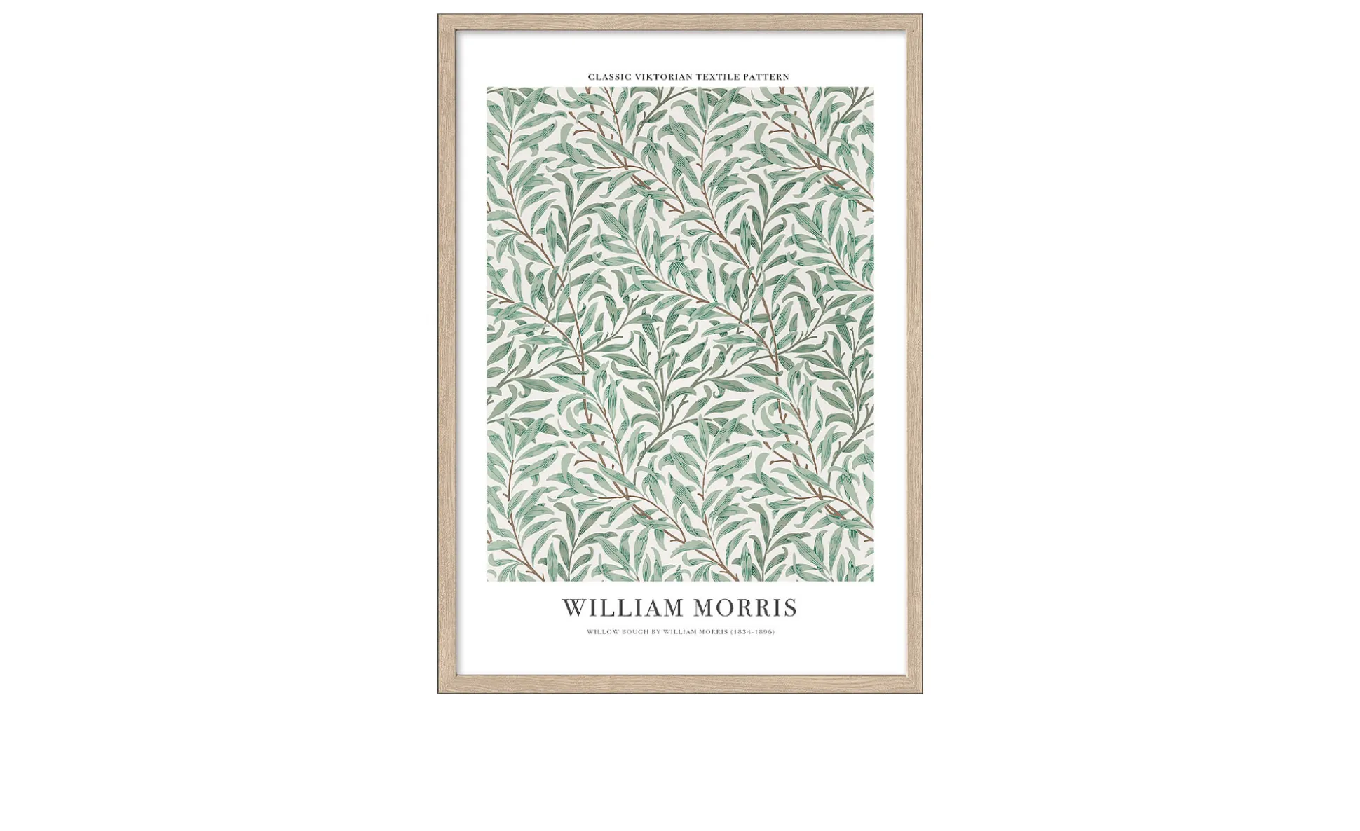 Rahmenbild Morris Classic Pattern 75 x 100 cm