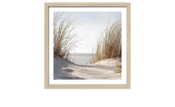 Rahmenbild Nordic Beach Atmosphere 33 x 33 cm