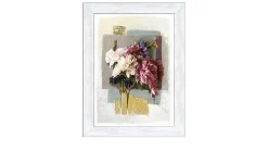 Rahmenbild Ornaments with Peonies 64 x 84 cm