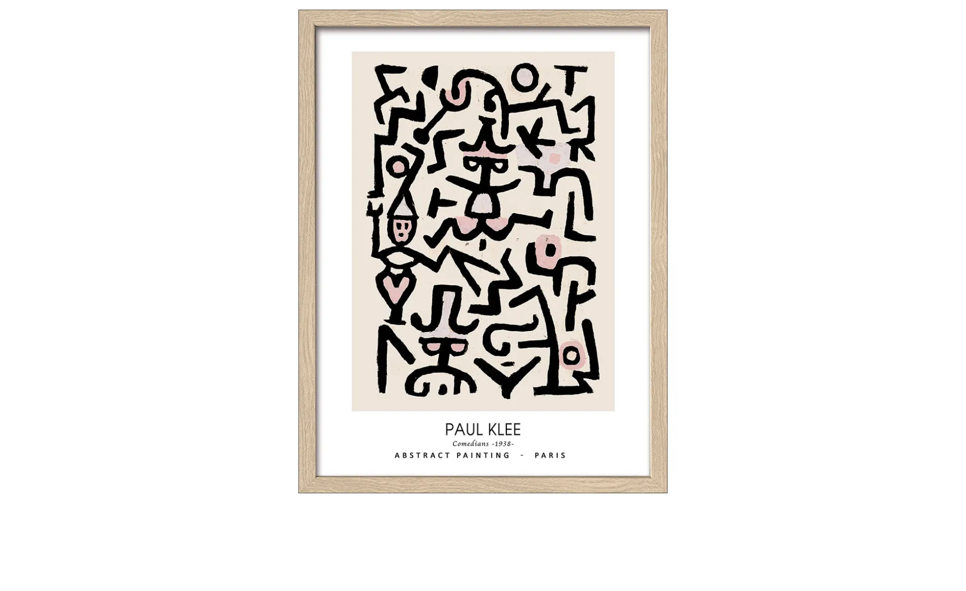 Rahmenbild Paul Klee - Comedians, 1938 42,5 x 32,5 cm