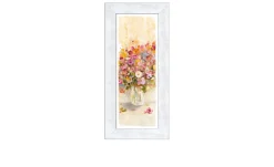 Rahmenbild Retro Bunch of Flowers 44 x 94 cm