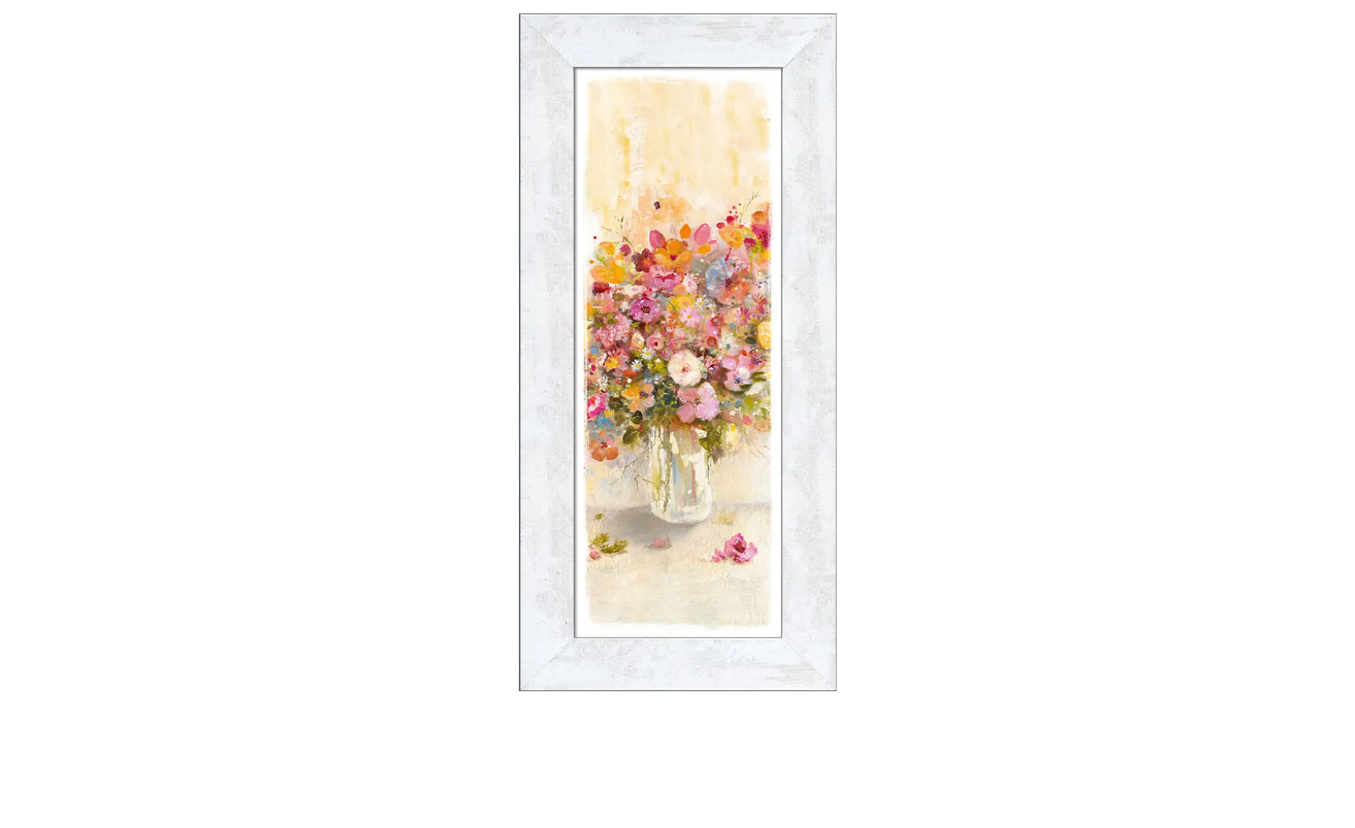Rahmenbild Retro Bunch of Flowers 44 x 94 cm