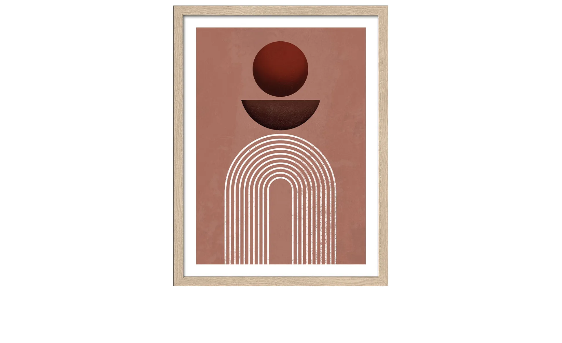 Rahmenbild Shapes of the Earth 33 x 43 cm