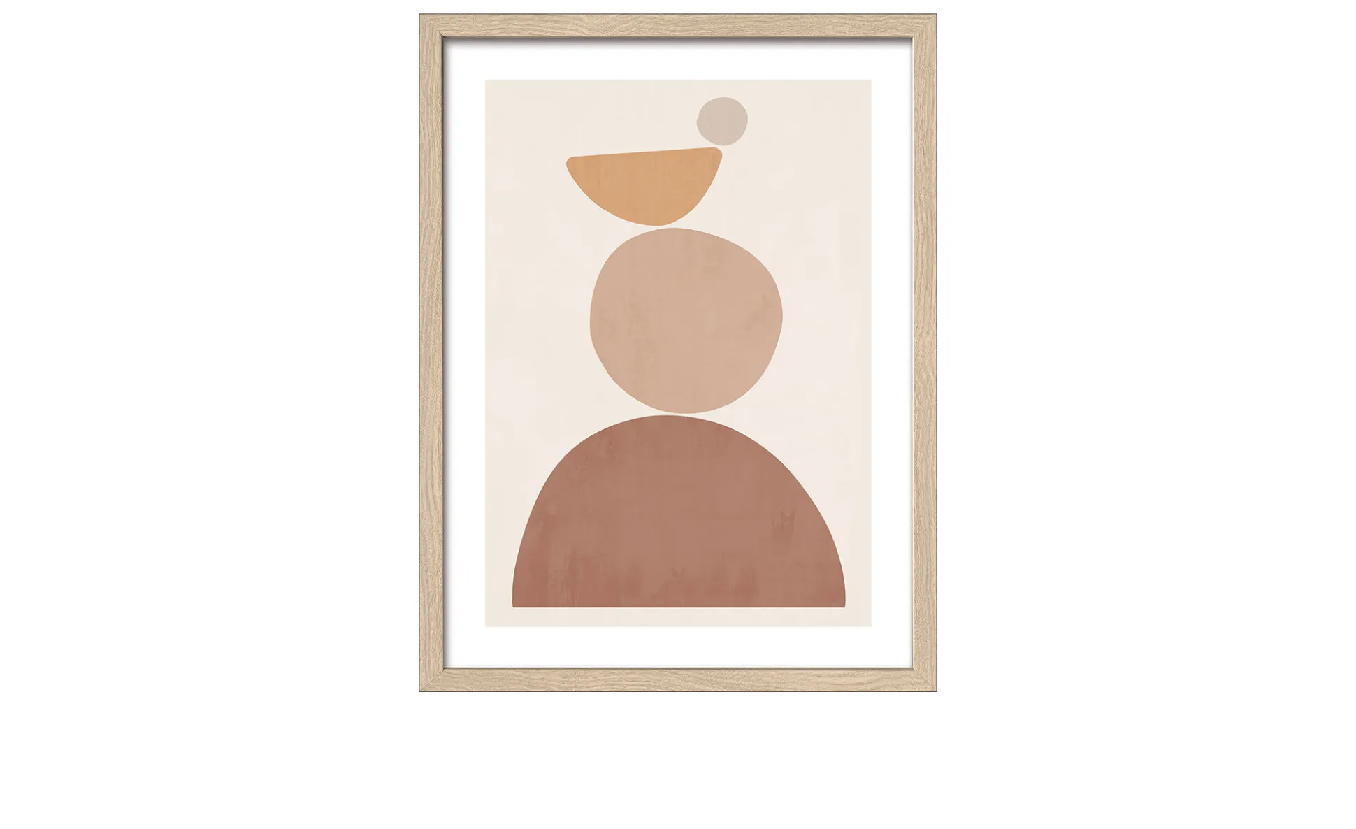 Rahmenbild Shapes of the Earth 33 x 43 cm
