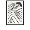 Rahmenbild Sleeping In Stripes 75 x 105 cm
