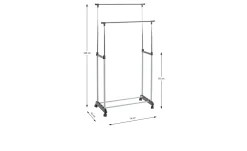 Rollgarderobe Sally