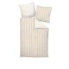 Satin-Bettwäsche 155 x 220 cm Beige