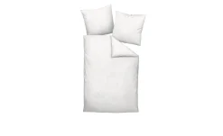Satin-Kissenbezug 40 x 60 cm Weiß