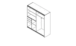 Schwebetürenschrank Berlin Plus