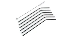 Trinkhalme-Set Steel