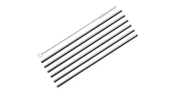 Trinkhalme-Set Steel